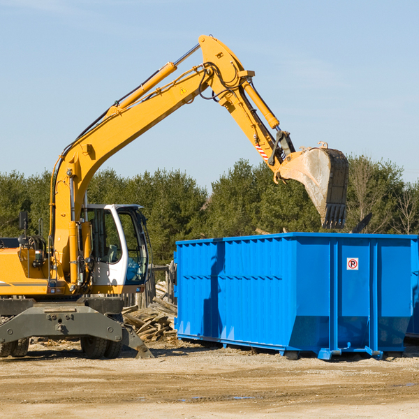 how does a residential dumpster rental service work in Gilman